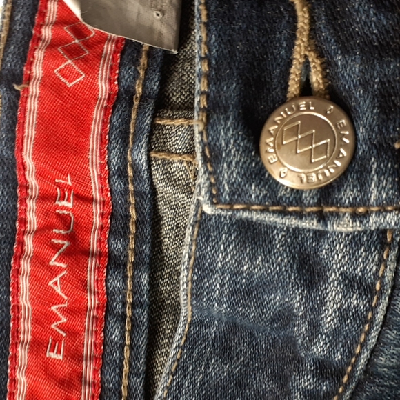 Emanuel Ungaro Men's Blue Jeans Straight Leg Size 38x32 1/2 - Picture 14 of 16